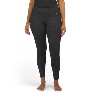SNOW ANGEL Black Stretch Fleece Lined Base Layer Tights